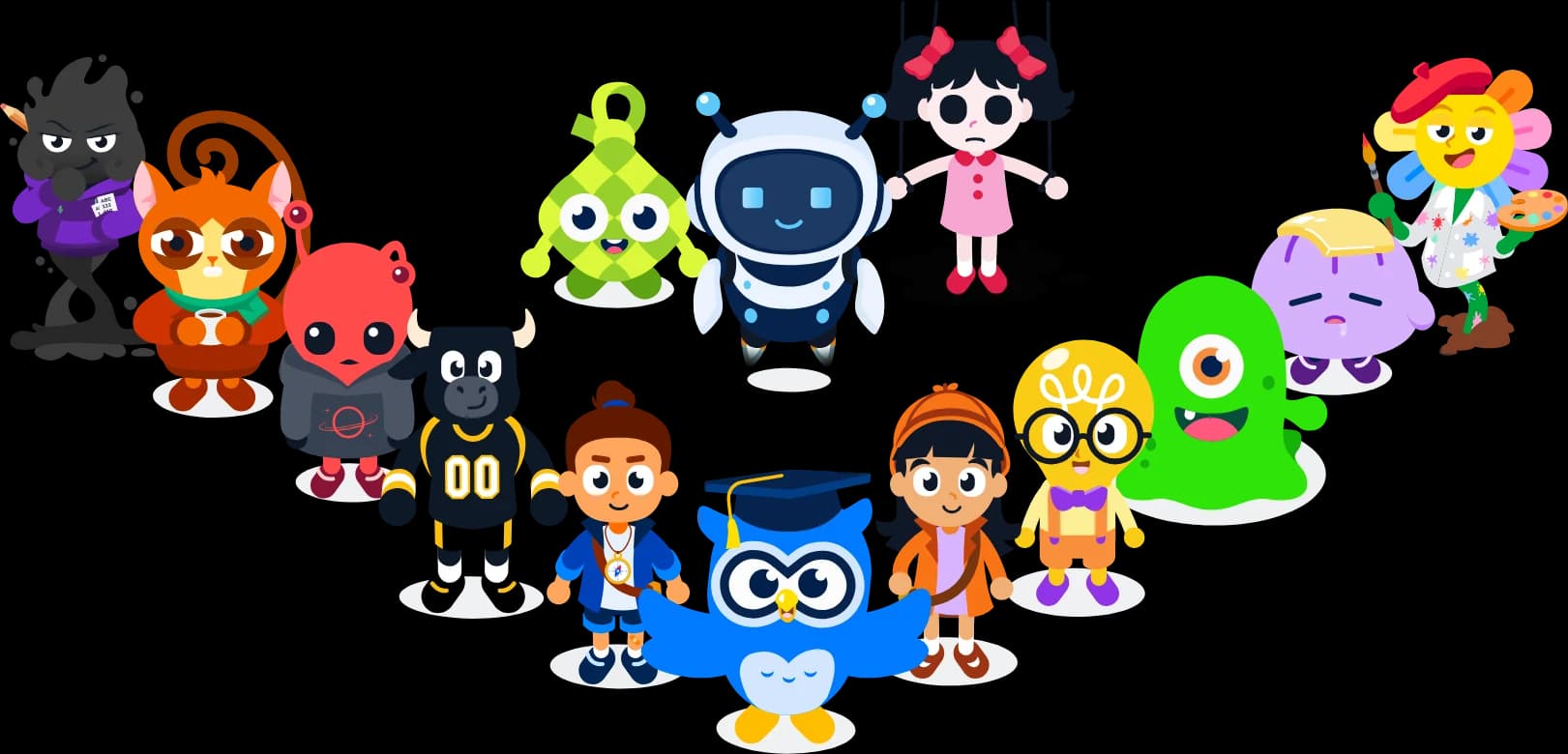 The Hagwow characters